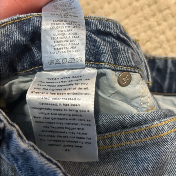 Good American Good Boy Straight Leg Jeans - Classic, Summer, Jeans, Denim - Picture 15 of 15